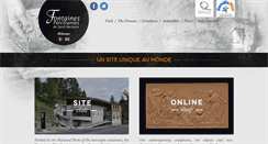 Desktop Screenshot of fontaines-petrifiantes.fr